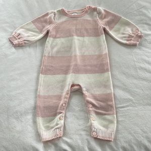 Pink and White Gap Coverall